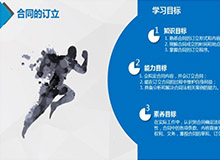 合同的訂立PPT 會(huì)議演講PPT制作